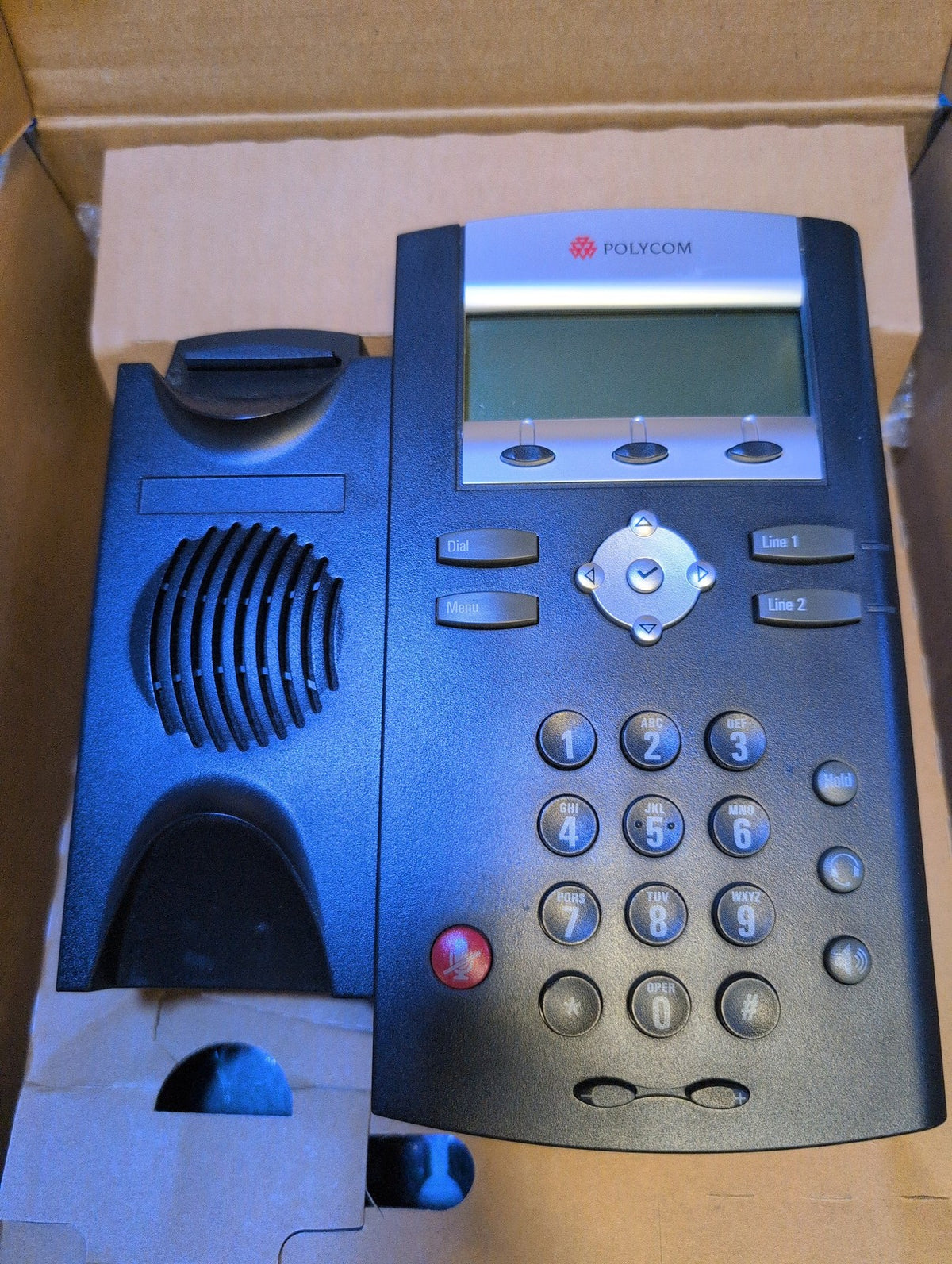 🎸 2x Unused  Polycom SoundPoint IP331 / IP335 Business Phones (IP331 No stand)