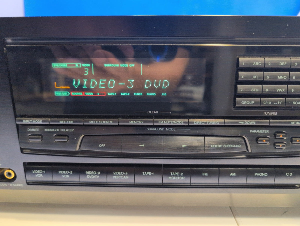 🎸 Onkyo Integra TX-DS838 AV Receiver Amplifier Tuner Black Dolby Digital
