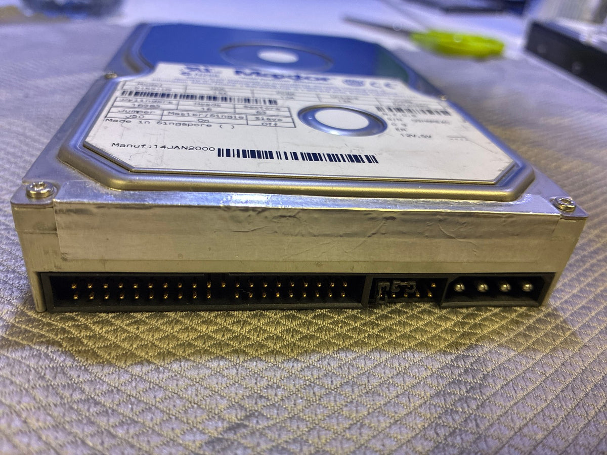 🔥 Maxtor 91531U3 15.3GB 3.5" IDE Hard Drive ATA 40-Pin Vintage 2000