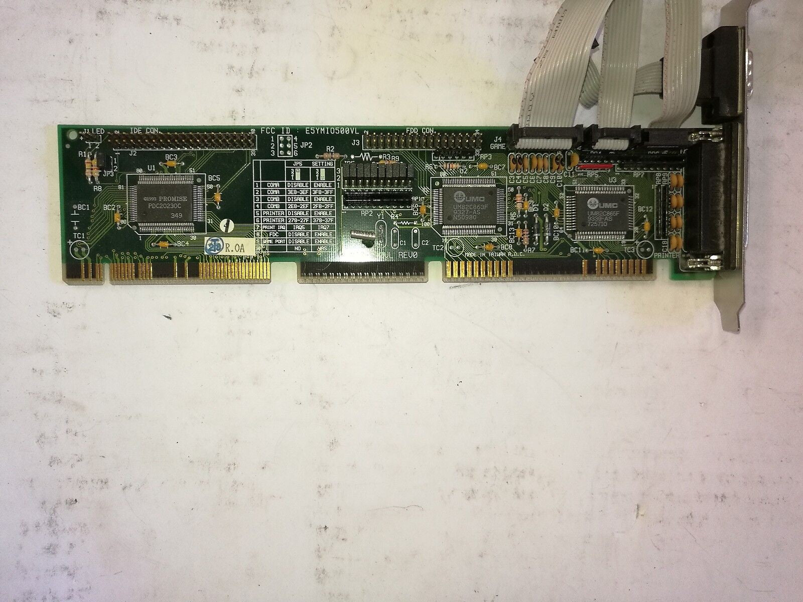 +  E5YMI0500VL MIO- 500VL VESA Local Bus Multi I/O Card