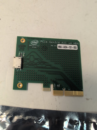 🔥 Intel PCIe Gen3/4 AIC x4 HBA -AIC4-101  Host Bus Adapter -