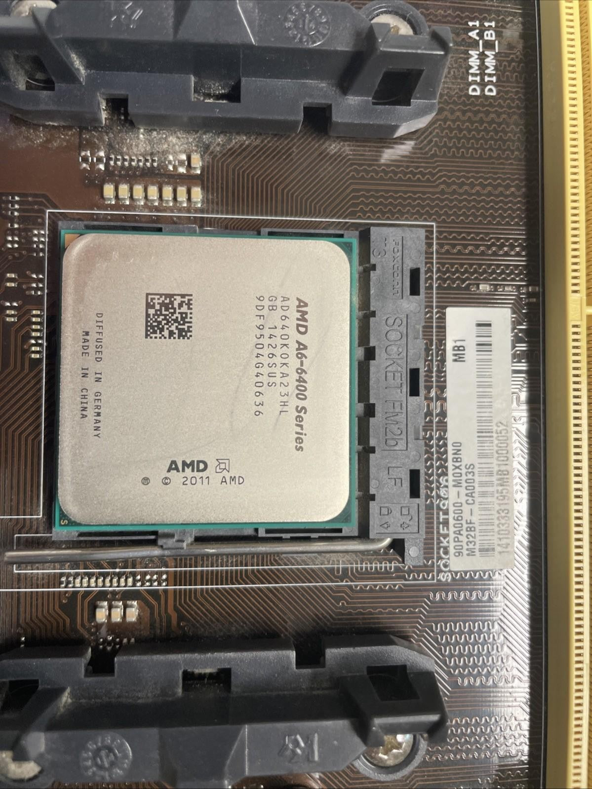 ASUS A55BM-A/M32BF/DP_MB SOCKET  MOTHERBOARD with cpu A6-6400 +