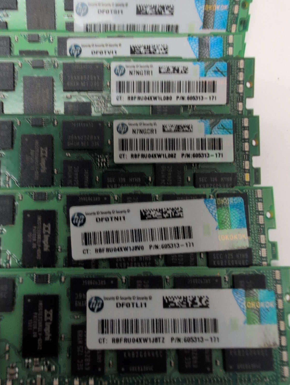 🎸7x Samsung M393B1K70CH0-YH9Q5 8GB PC3L-10600R DDR3 ECC Registered Server RAM