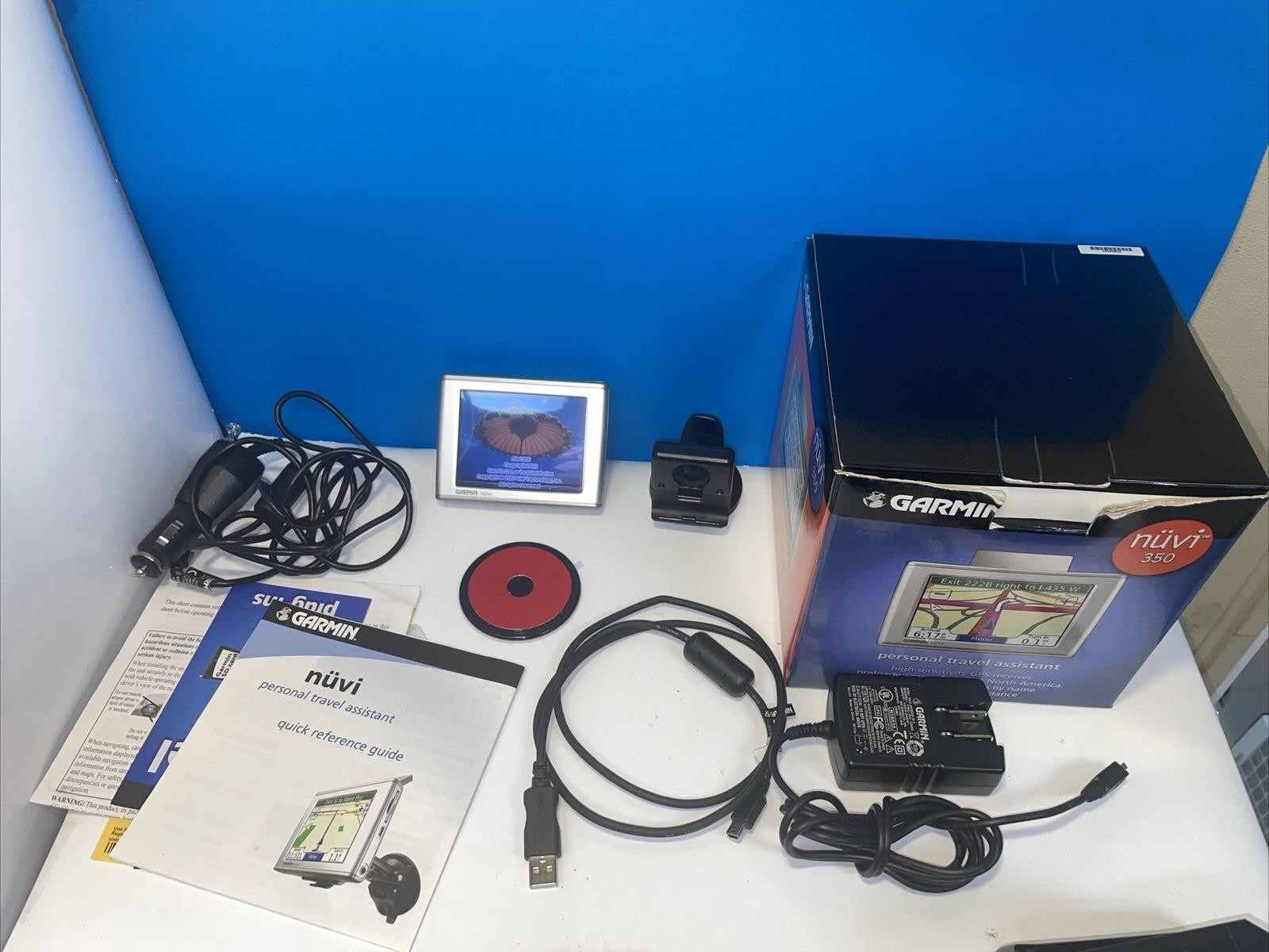 Vintage ~ (Grade A) Garmin nuvi 350 3.5-Inch Portable GPS Navigator (year 2005)