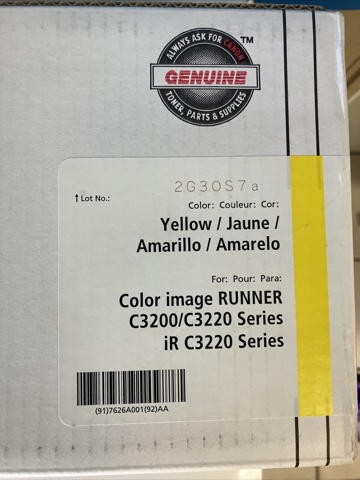 (New Sealed) GPR-11 Toner Yellow For C3200 / C3220G / C3220 / C3220N 7626A001 ~