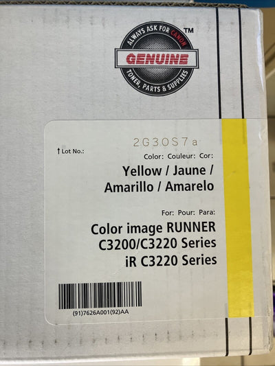 (New Sealed) GPR-11 Toner Yellow For C3200 / C3220G / C3220 / C3220N 7626A001 ~