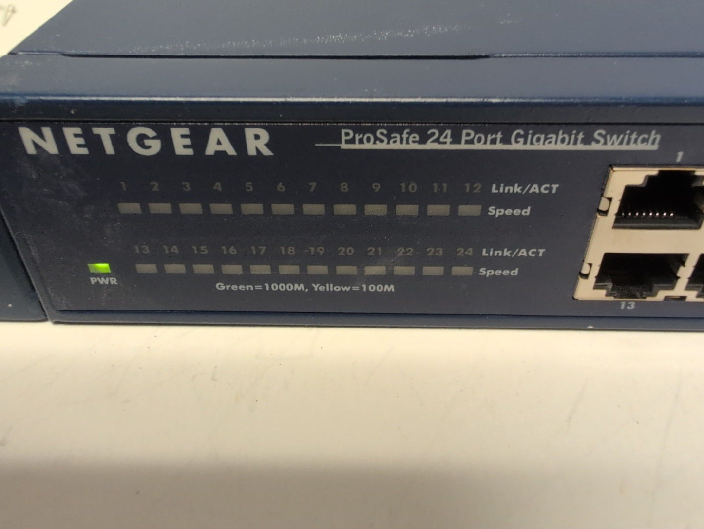🔥 Netgear ProSAFE 24-Port Gigabit Switch JGS524 V2 with Ear Mount  -