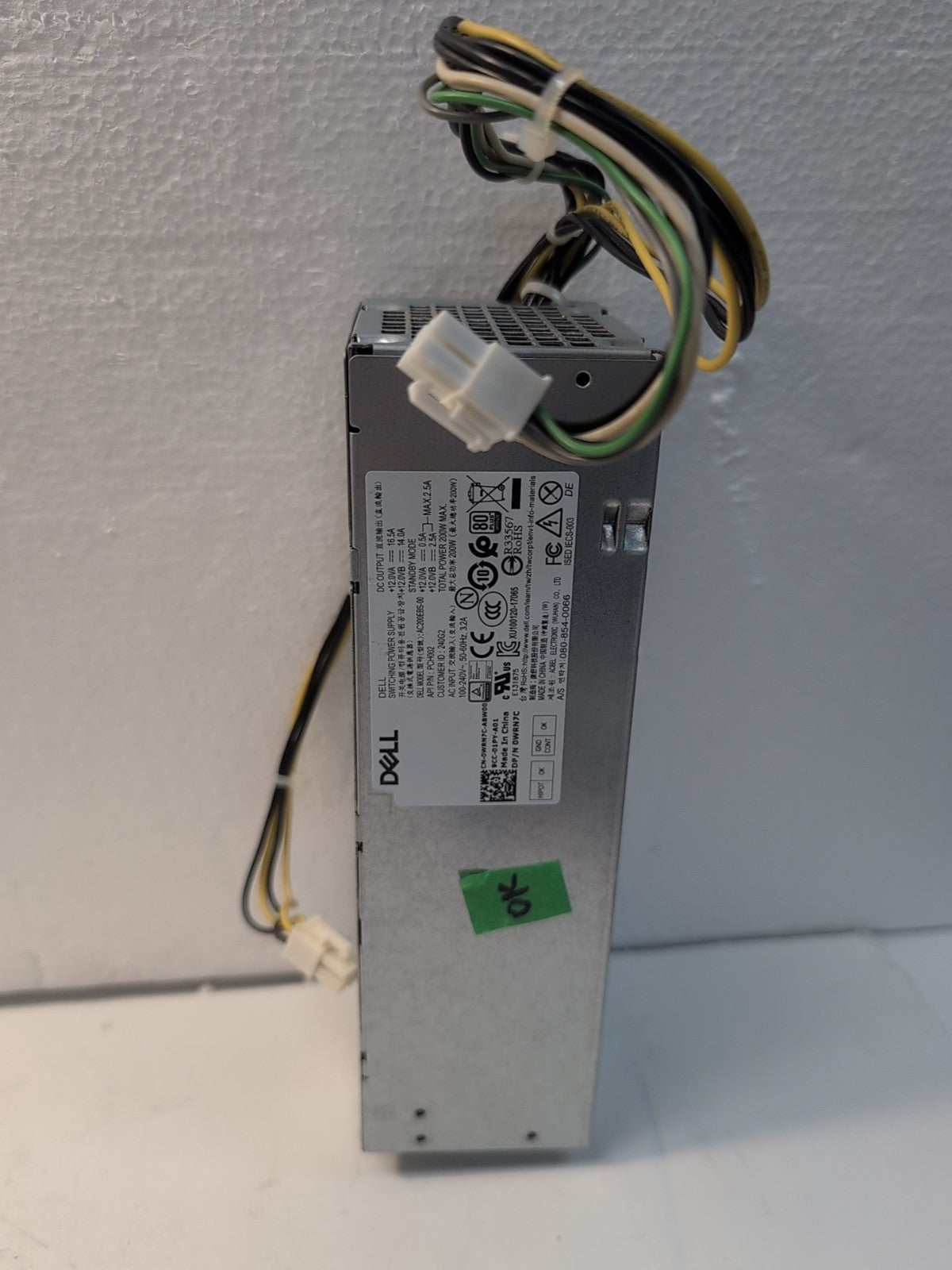 🔥 Dell OptiPlex 3060 5060 7060 7070 200W Power Supply WRN7C Tested -