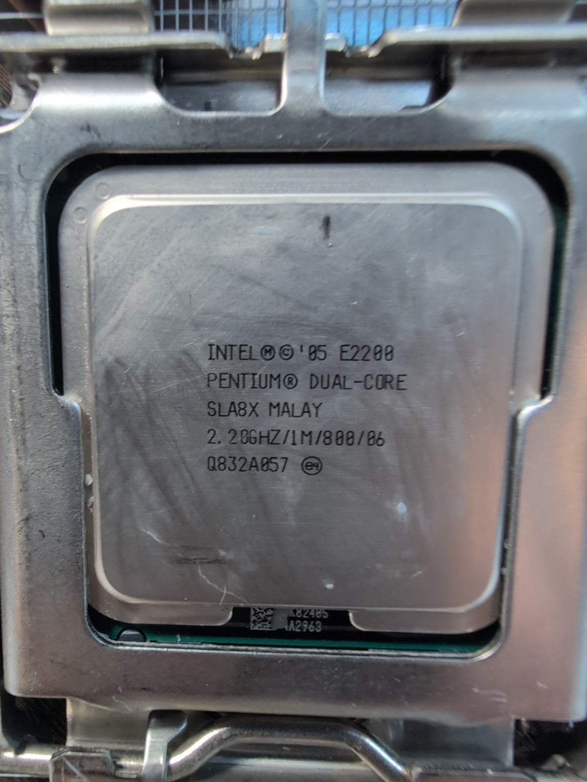 🔥 ASUS P5KPL-AM MOTHERBOARD LGA775 + CORE 2 DUO E2200 + I/O  PLATE -