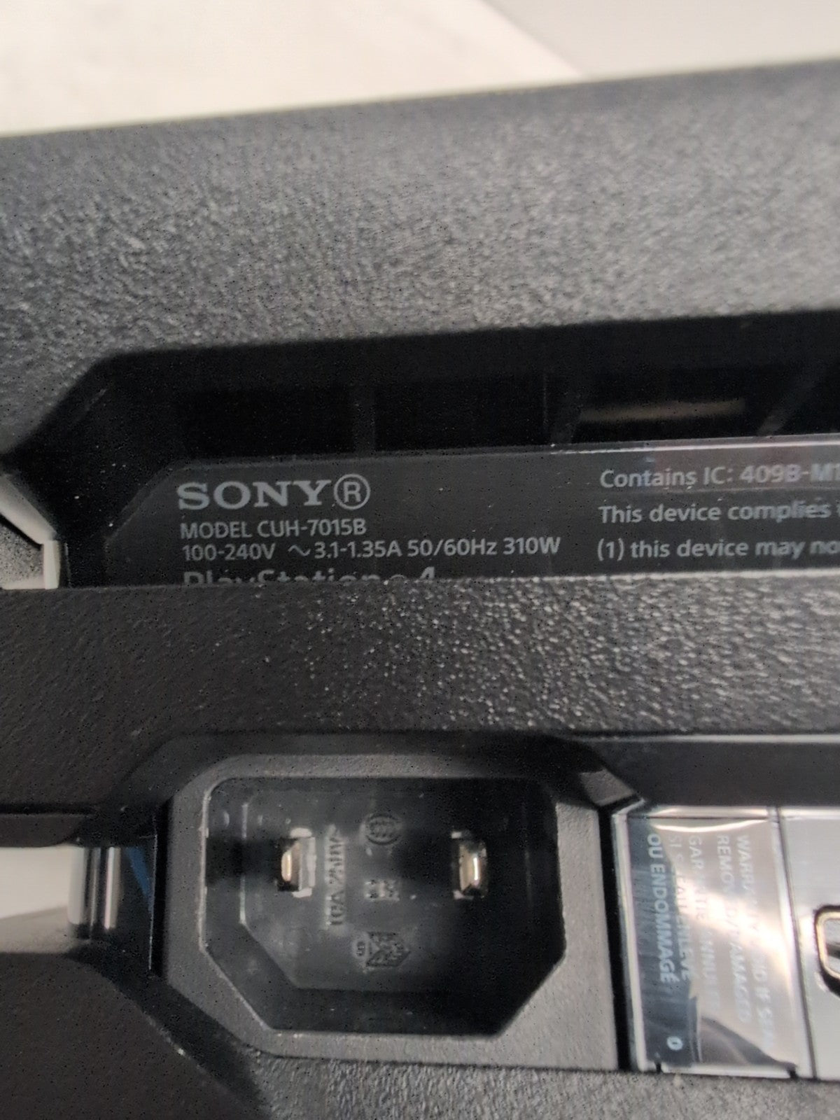🔥 Sony PlayStation 4 PRO PS4 1TB Black Console Only CUH-7015B Tested -