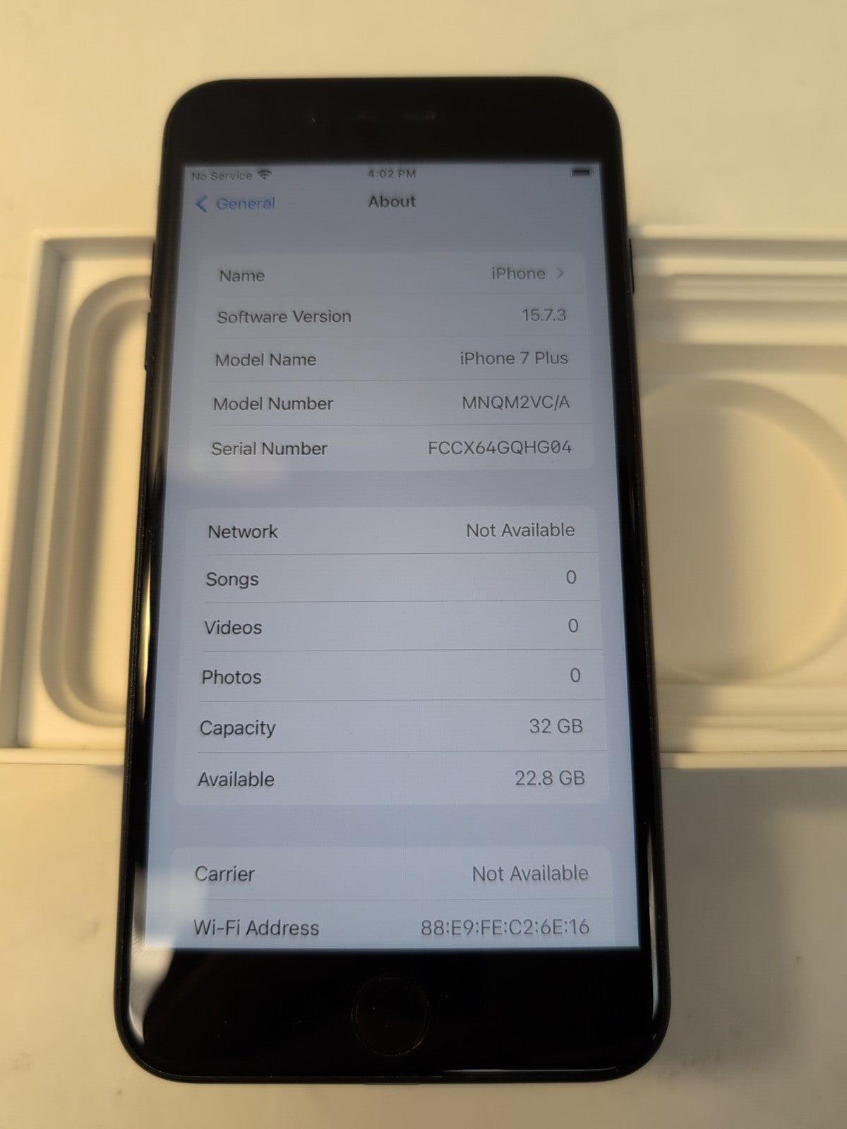 🔥 (GRADE A) Apple iPhone 7 Plus A1784 32GB Smartphone BLACK + BOX Unlocked -