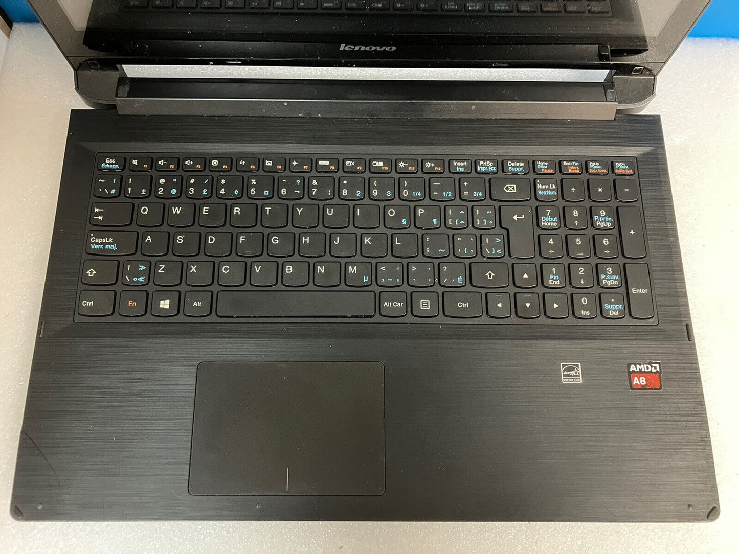 ~ (For Parts, As is) Lenovo 15.6" Laptop AMD A8 CPU 2GB RAM No Disk (Read)