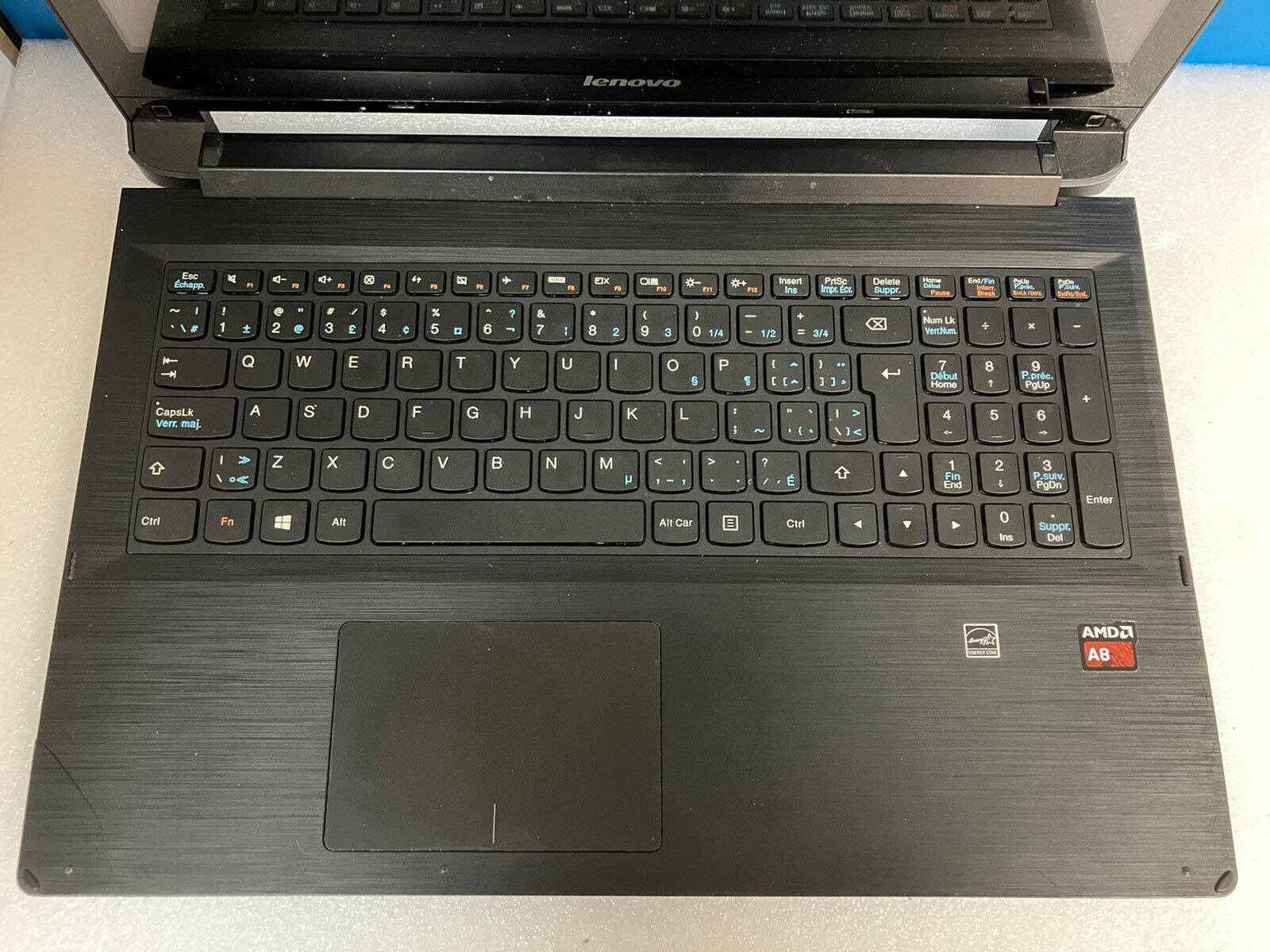 ~ (For Parts, As is) Lenovo 15.6" Laptop AMD A8 CPU 2GB RAM No Disk (Read)