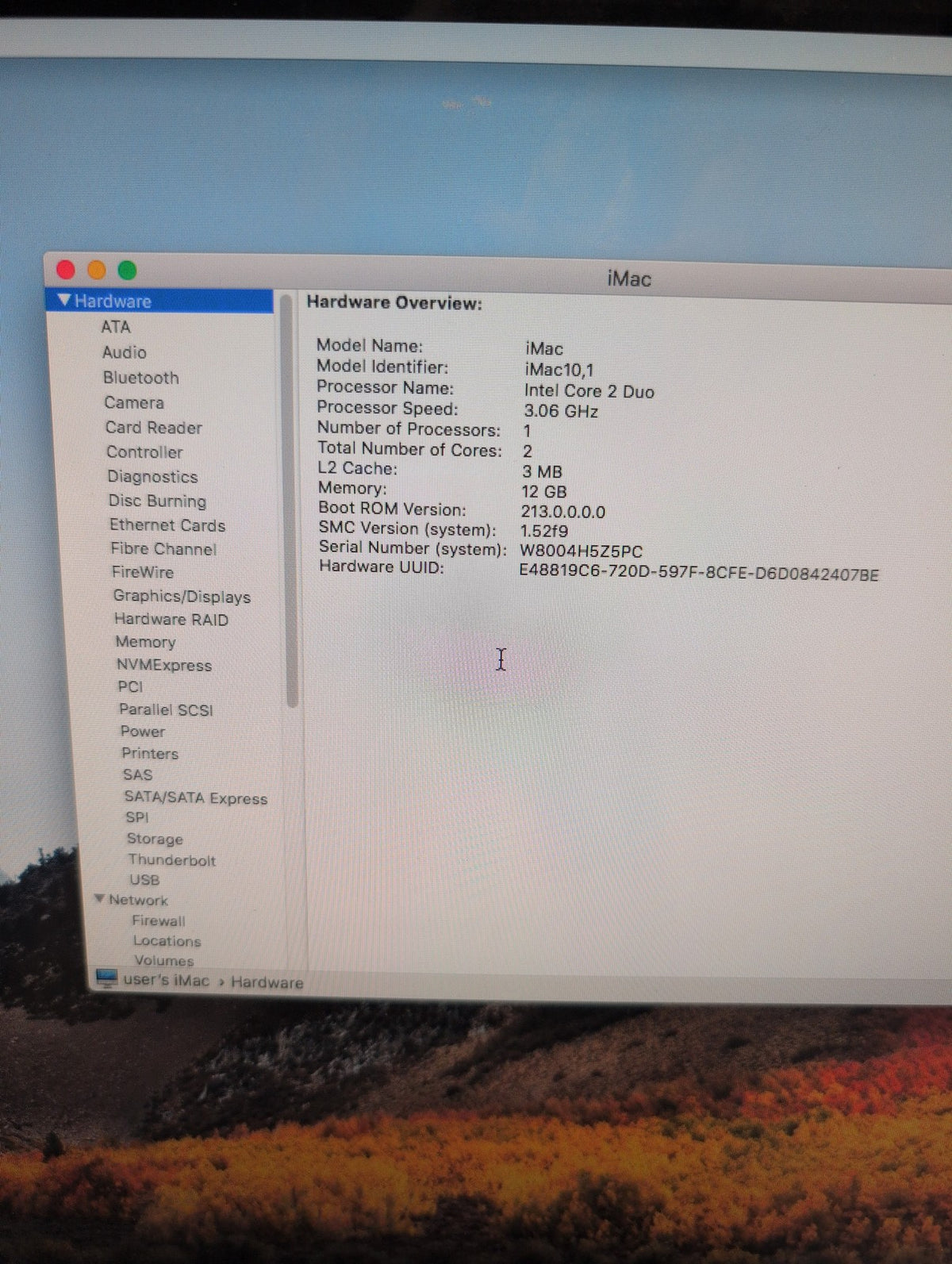 🎸 Apple iMac A1311 21.5-inch Late 2009  Core 2 Duo 3.06GHz 12GB RAM 500GB HDD