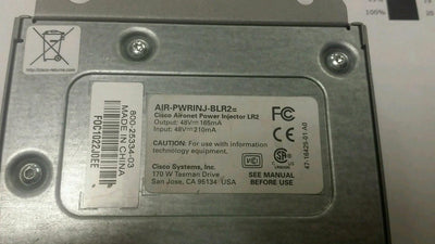 Cisco Aironet LR2-AIR-PWRINJ-BLR2 w/o AC #11023
