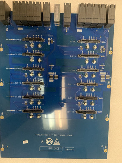 🔥 TS4V PCIe x4 SFF Test Board 12 Slot Backplane High Speed Industrial PCB