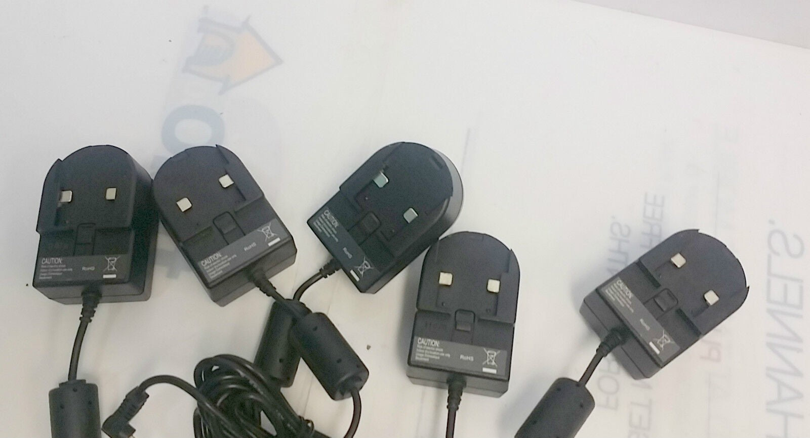 Lot of 5 AXIS PS-H 26570 SA110D-05 5.1V 2A Security Camera AC Adapter (no plug)
