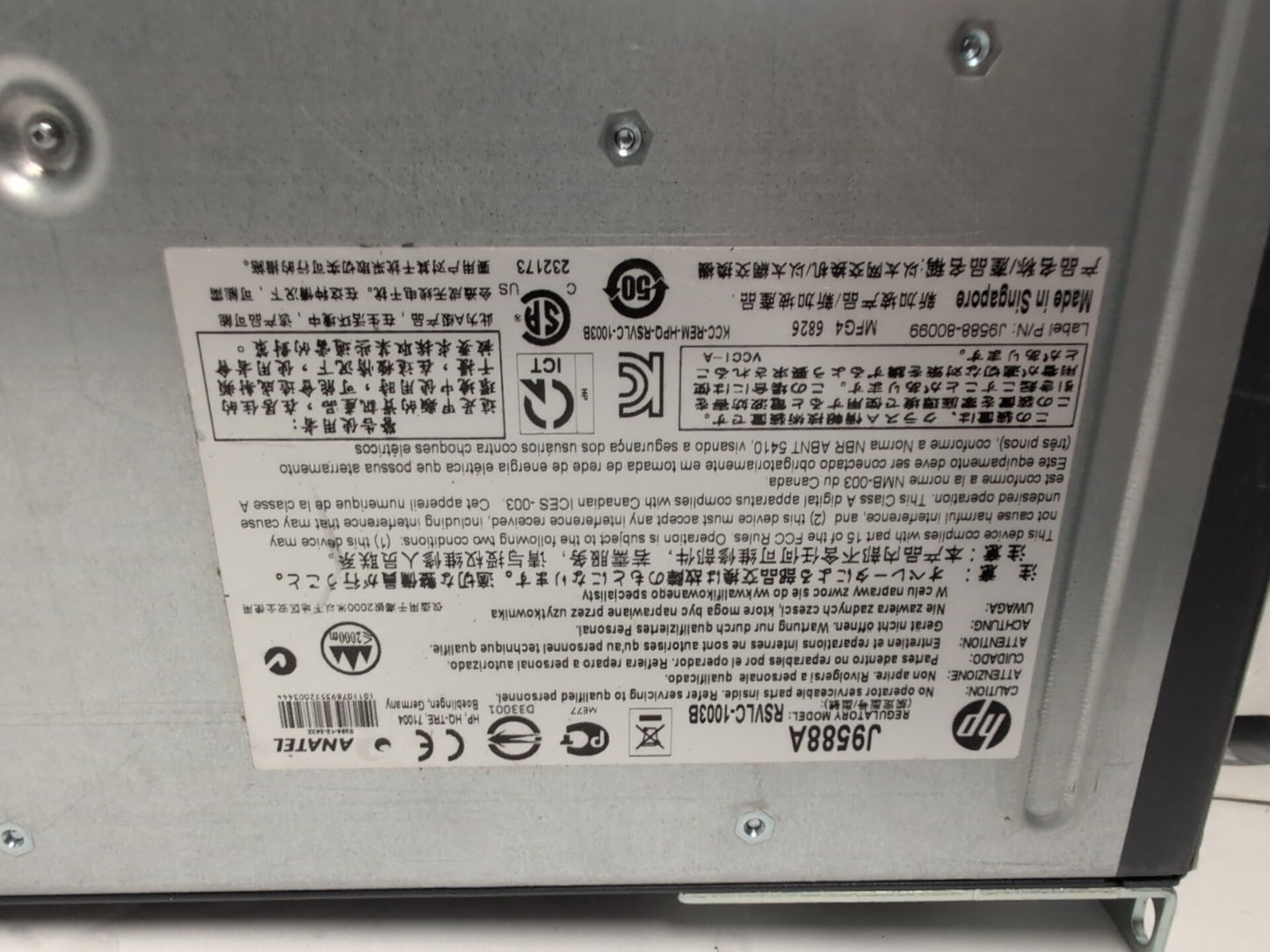 🔥 (AS IS) HP J9588A E3800 48-Port Gigabit 4x 10GBase-T 3800-48G-4XG POE Switch-