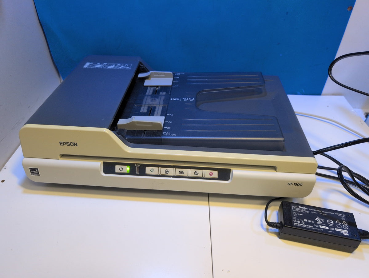🎸 Epson GT-1500 J261A Flatbed Scanner with Automatic Document Feeder USB
