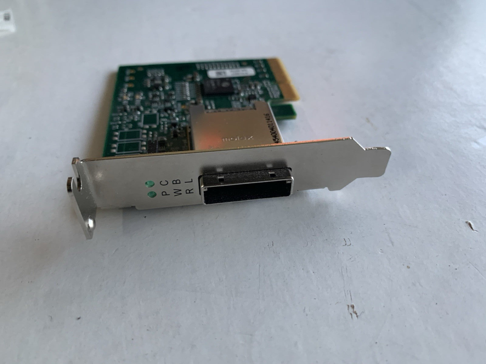 Low profile One Stop Systems OSS-PCIe-HIB25-x4 MAX Express PCIe x4 Host Card