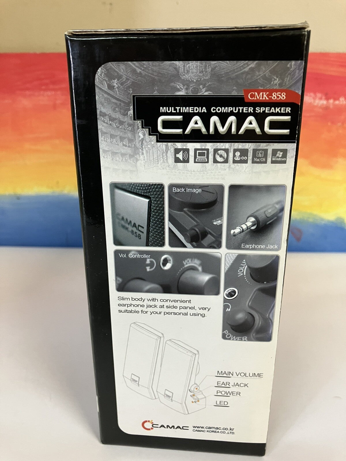 ~ Camac Multimedia Computer Speaker CMK-858 Black.