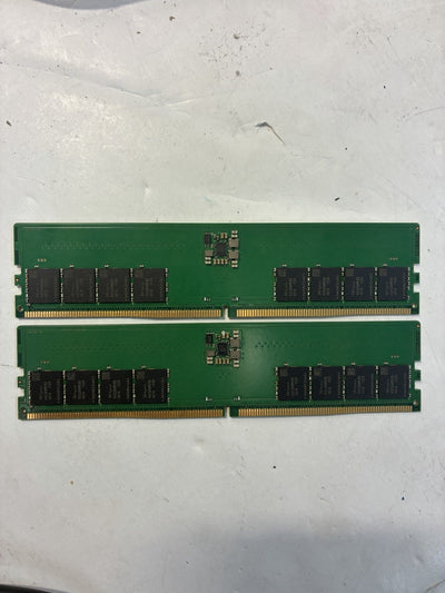 32GB =2x 16GB 🔥 SK hynix DDR5 UDIMM PC5-4800B 288p HMCG78MEBUA084N desktop RAM