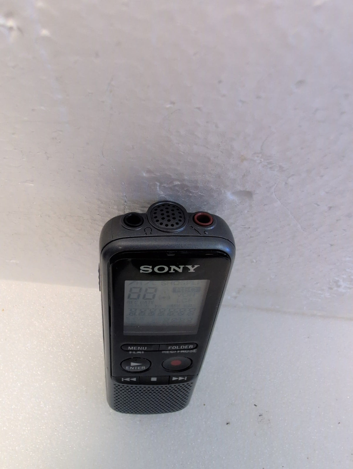 🎸 Sony ICD-PX240 Digital Voice IC Recorder Black/Gray Dictaphone LCD Display