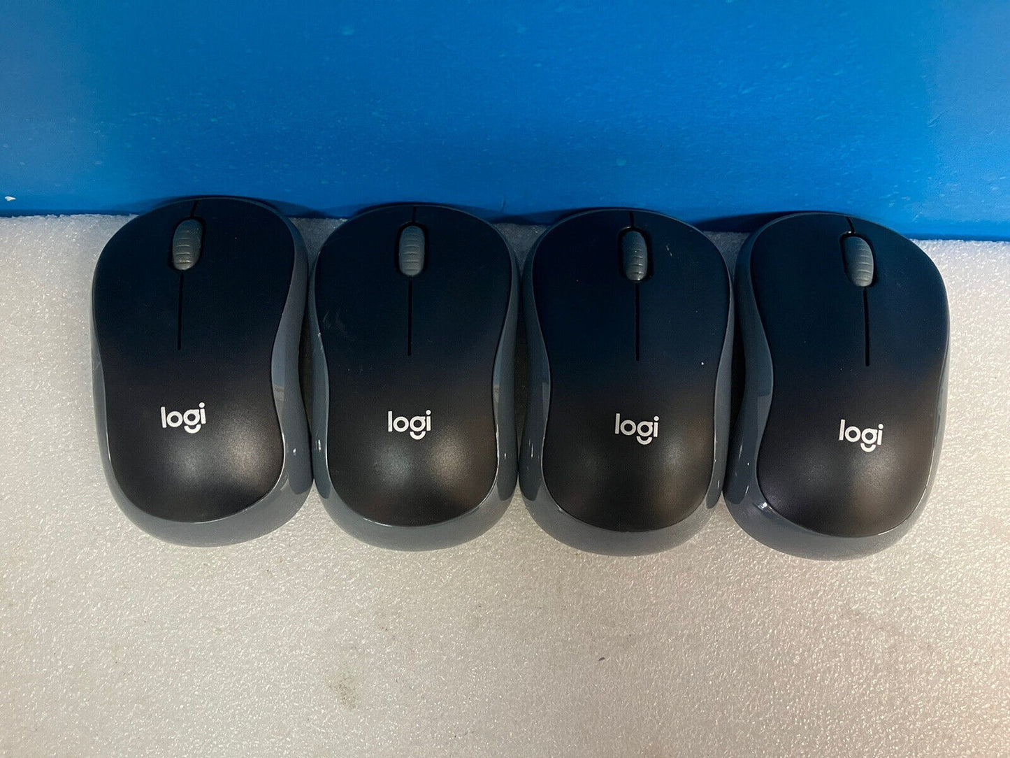 ~ (Lot of 4x) Logitech M185 4418A- MR0085 Wireless Mouse (No USB Nano Receiver)