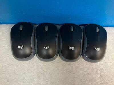 ~ (Lot of 4x) Logitech M185 4418A- MR0085 Wireless Mouse (No USB Nano Receiver)