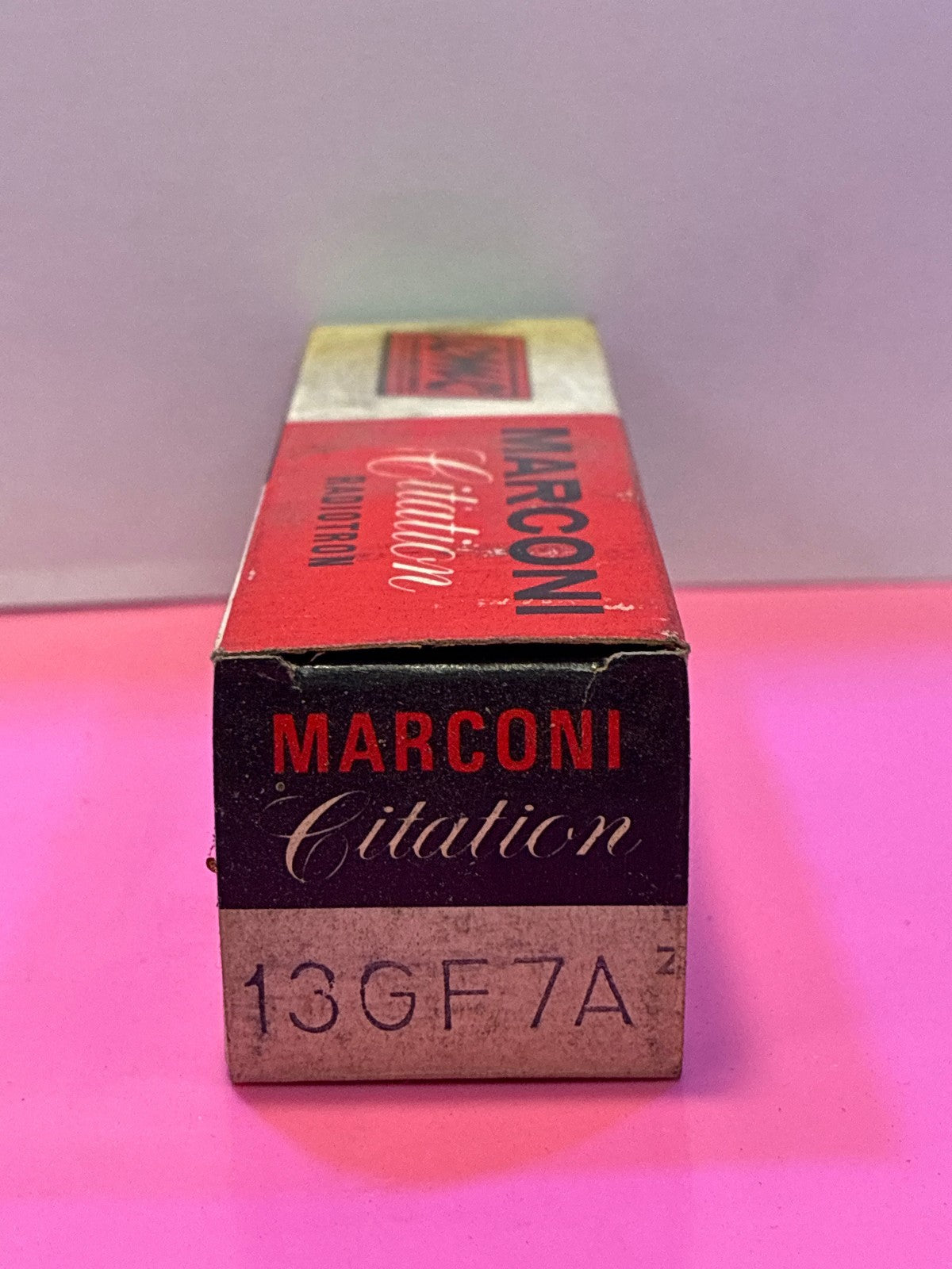 🔥 Marconi Citation 13GF7A Radiotron Vacuum Tube NOS in Original Box