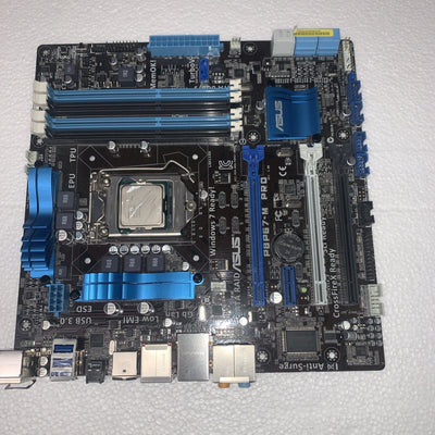 ASUS P8P67-M PRO LGA1155 Motherboard REV 3.0  + i5-2500 (no IO shield)