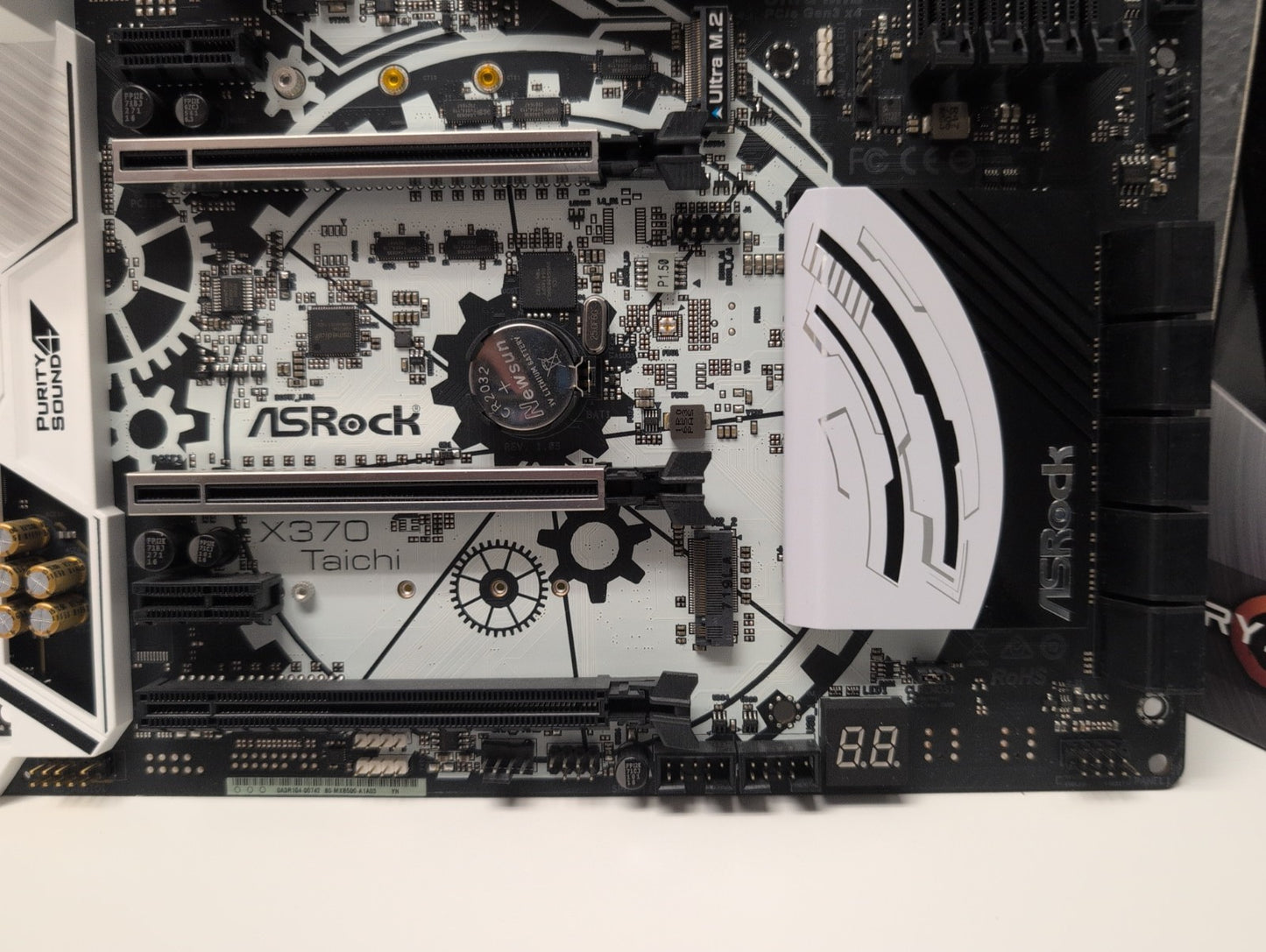 🔥 FOR PARTS – ASRock X370 Taichi AM4 Motherboard ONLY - NOT WORKING -