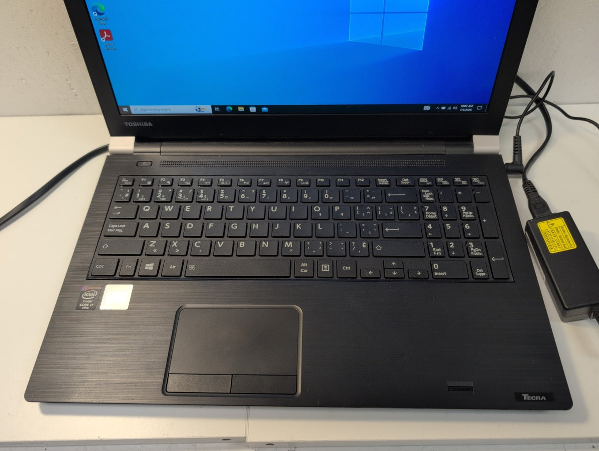 🎸 Toshiba Tecra A50-C 15.6" Laptop i7-5600U /8GB RAM /500GB HDD/Win10 Pro