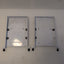 🎸 White Metal Drive Bay Mounting Bracket Pair Adjustable Feet Rubber For NZXT
