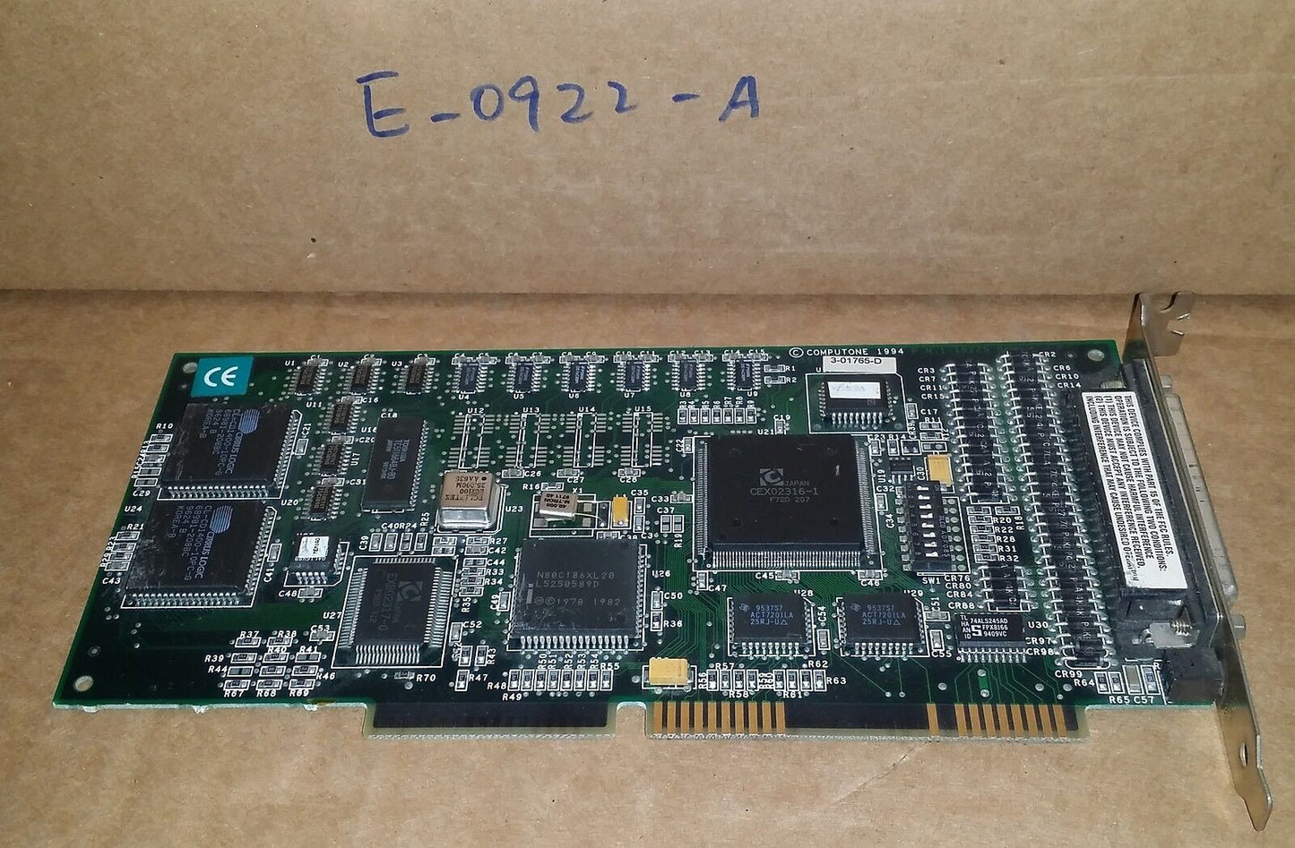 Computone - Intelliport II ISA 8 Port Card - 3-01765-D