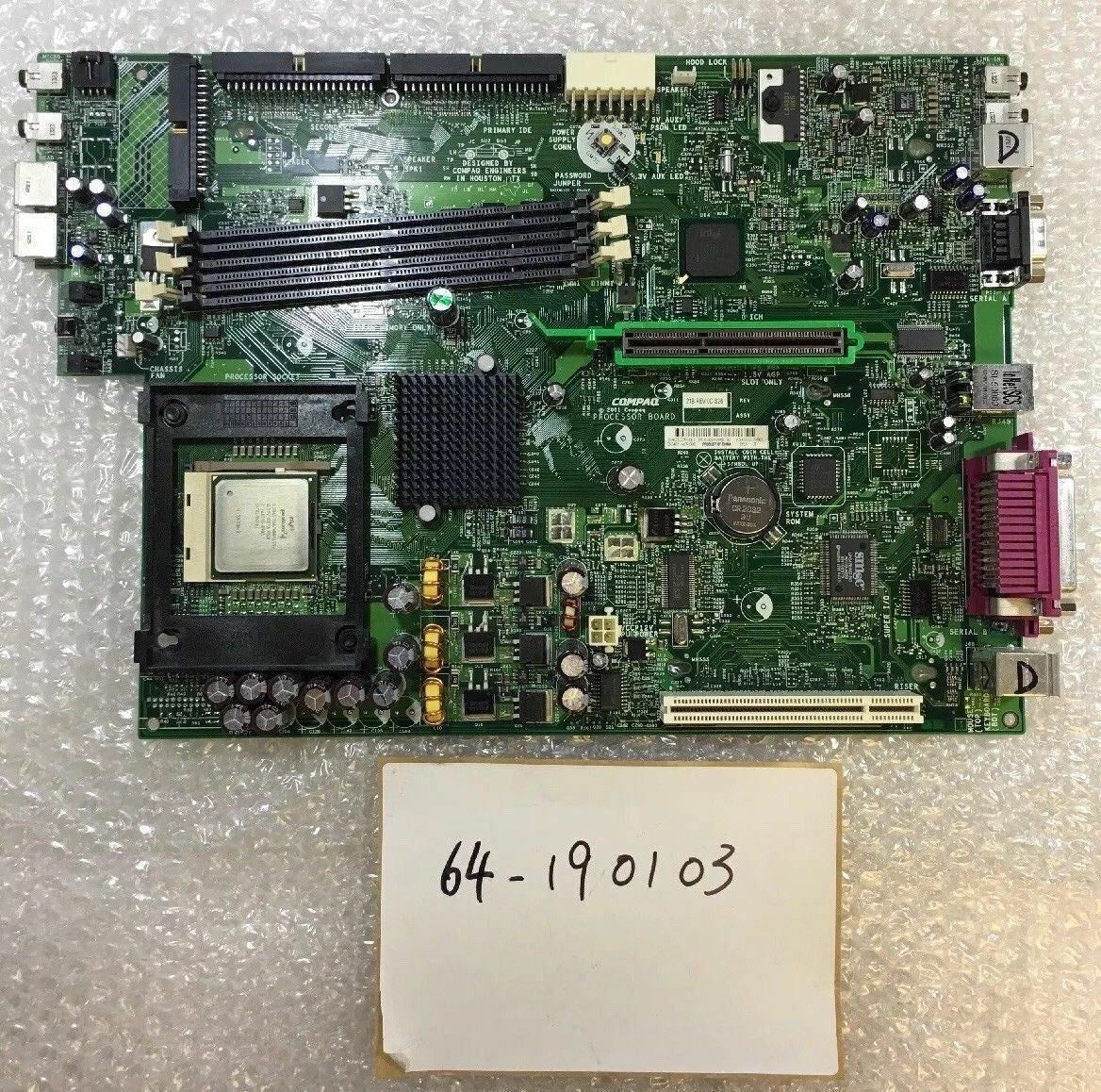 ~ HP Compaq D500 SFF Intel MOTHERBOARD 252299-001 W/ Intel Pentium 4 CPU @@@ 