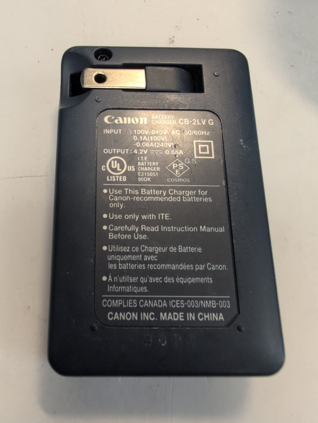 🔥  CANON CB-2LV G Camera Battery Charger for CANON NB-4L Li-Ion Battery -
