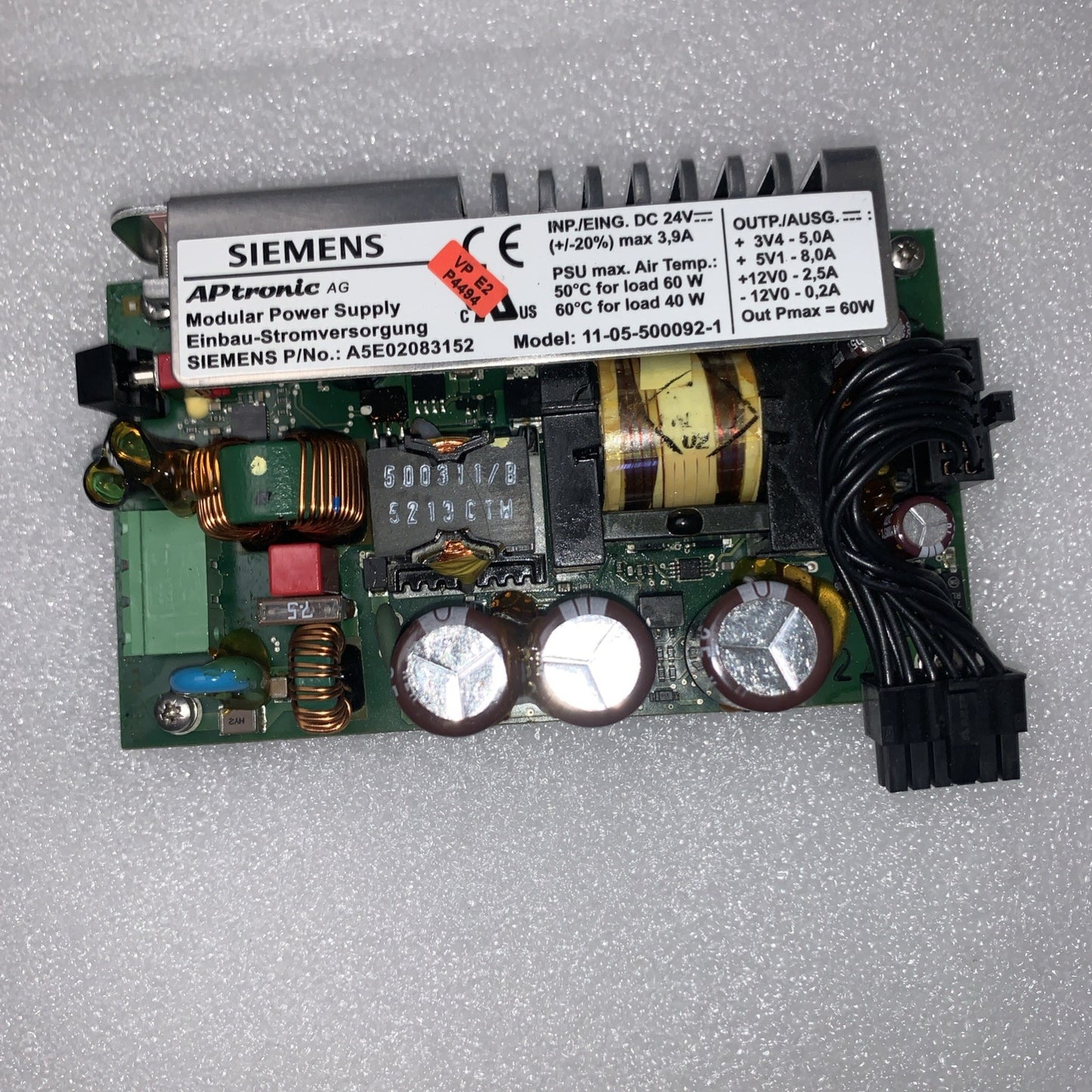 🔥 SIMATIC IPC427C Microbox PC 6ES7647 Power supply SIEMENS A5E020833152 11-05-5