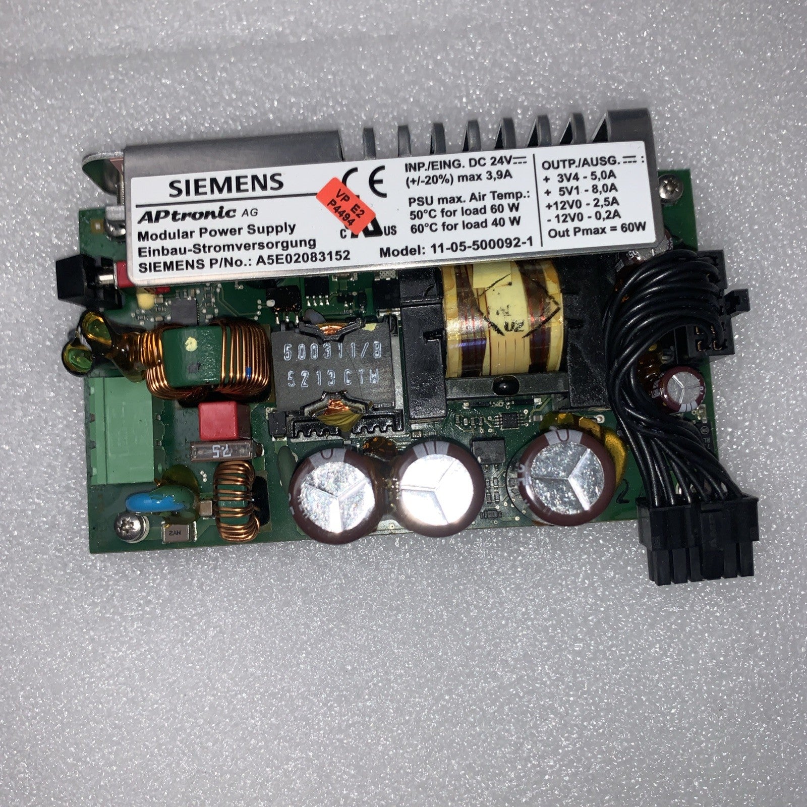 🔥 SIMATIC IPC427C Microbox PC 6ES7647 Power supply SIEMENS A5E020833152 11-05-5