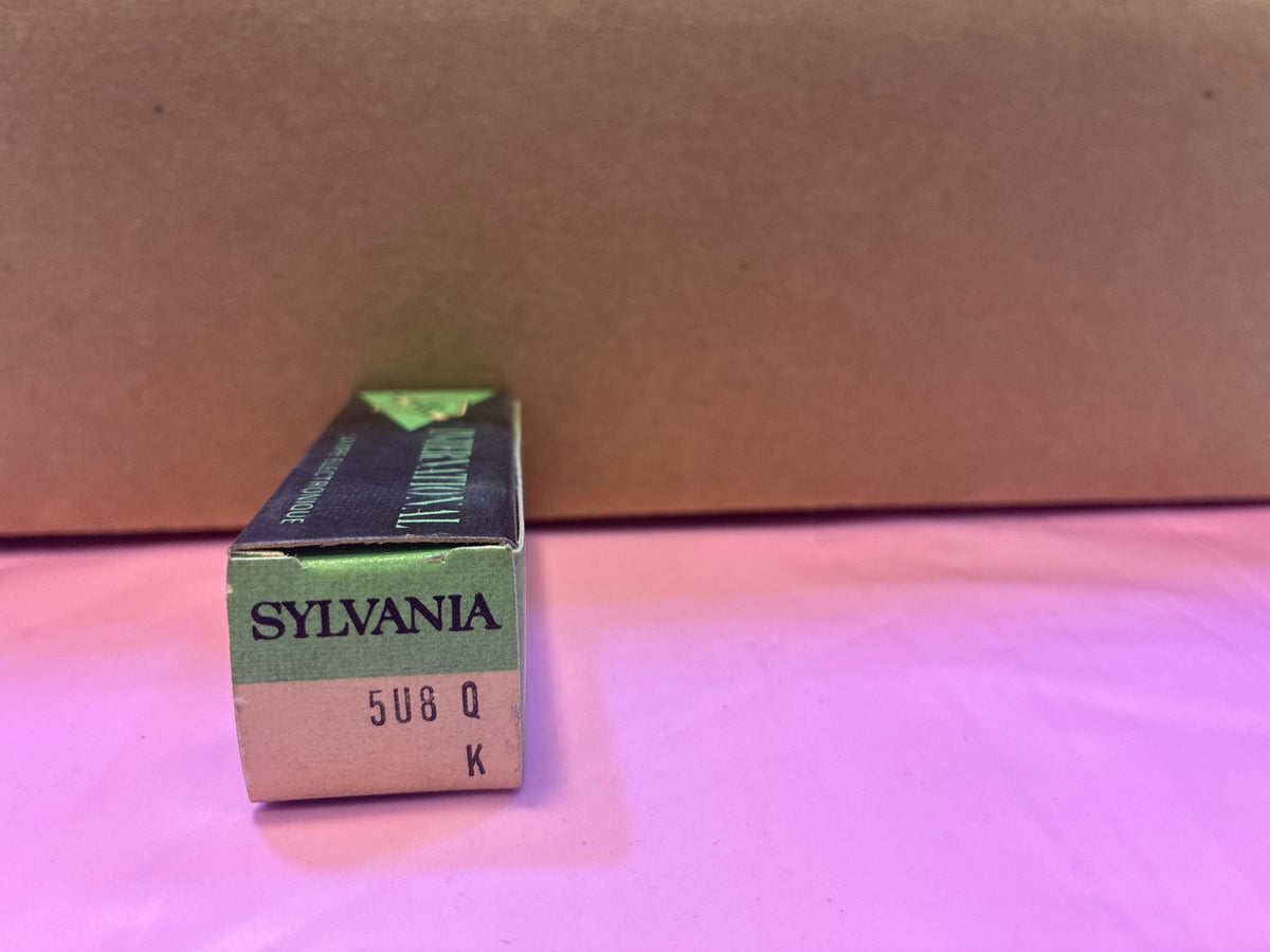 🔥 Sylvania 5U8 Vacuum Tube in Original Box - Vintage Audio Radio Tube