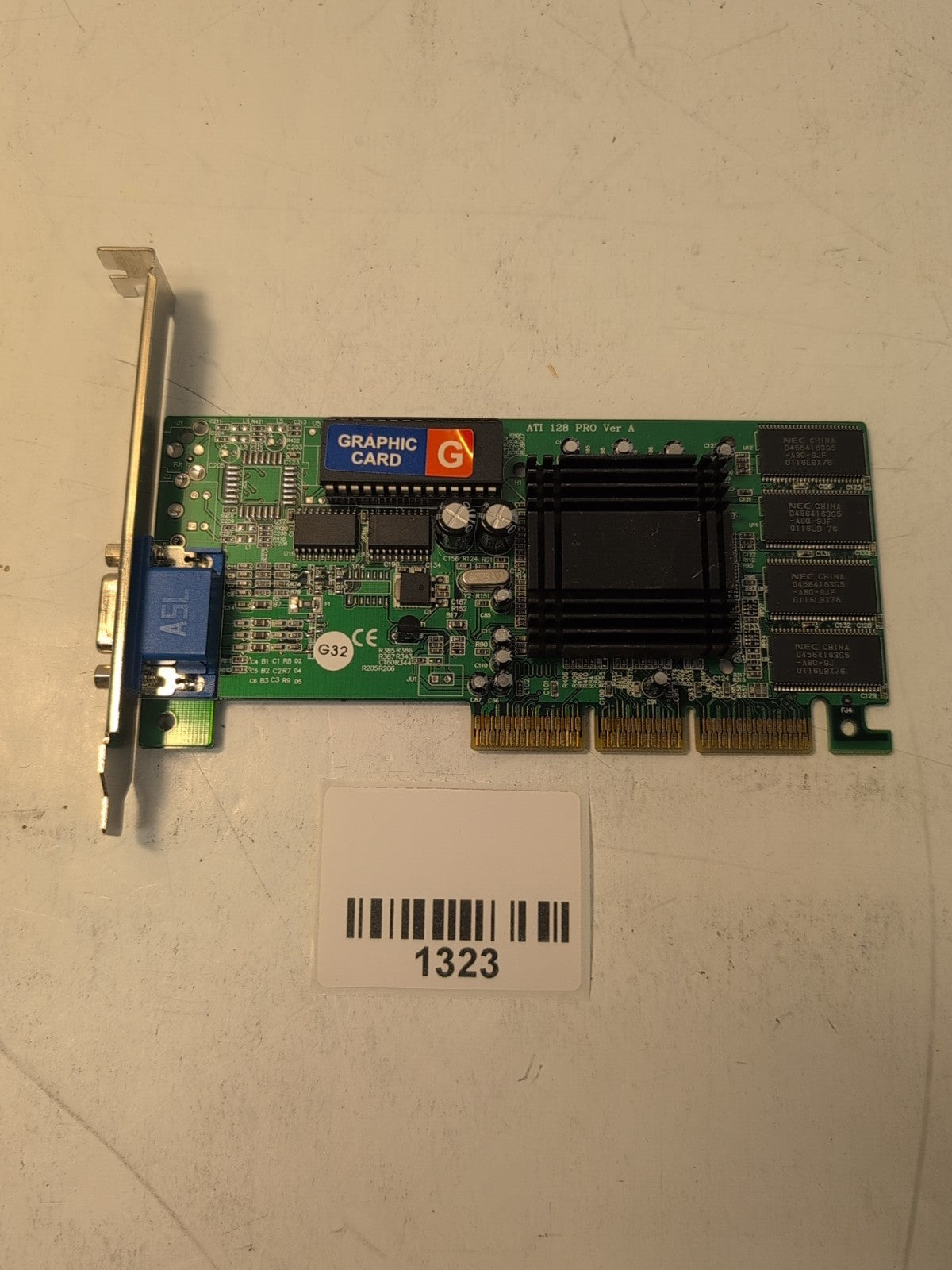 🔥 ATI 128 PRO 32MB VGA INTERFACE AGP GRAPHICS CARD -