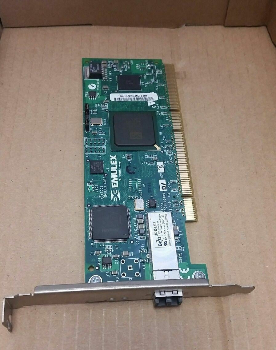 EMULEX  FC1010489-01 2GB PCI-X FIBER CHANNEL HBA ADAPTER CAR FC1020042-01C @@@