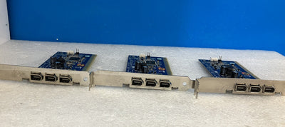 ~ 1x OEM Unibrain FireBoard Blue 3-Port PCI FireWire Card IEEE 1394 Full Height
