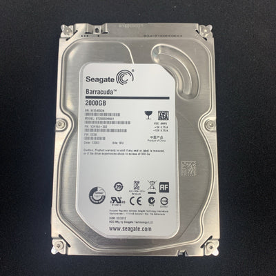 Seagate ST2000DM001 2TB 3.5" SATA 7.2K Hard Drive (1000 days lifetime remaining)