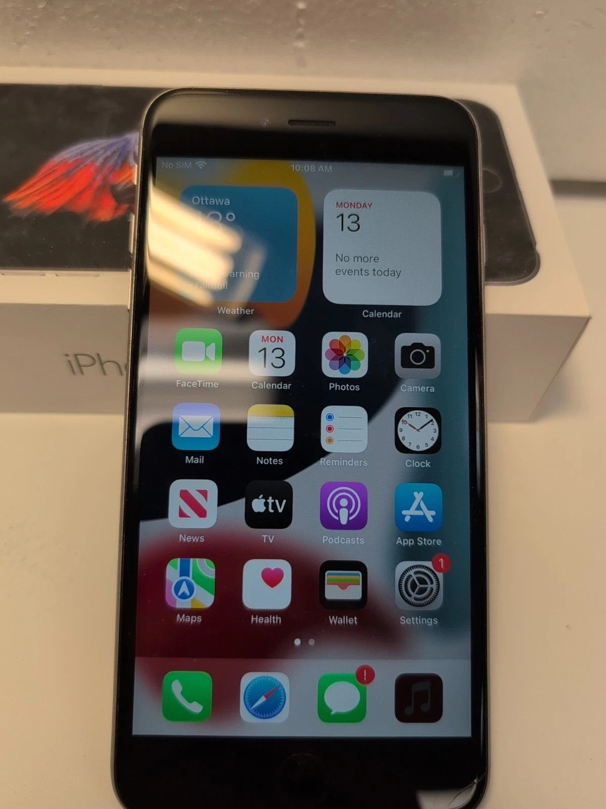 🔥 (Carrier: BELL) Apple iPhone 6S Plus A1687 16GB Space Gray  (Corner Cracked)