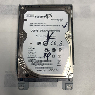 (Windows XP SP3) 500GB Hard Drive/caddy  for HP Pavilion dv7 laptop (1000+ days)