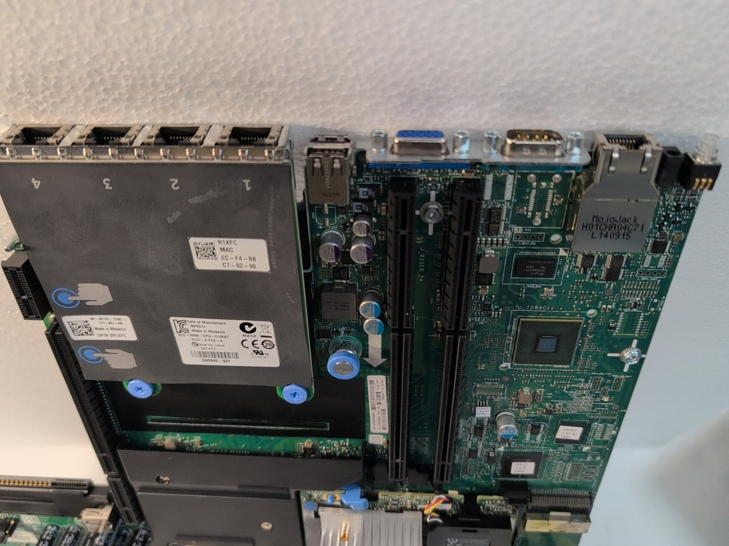 DELL 4T3JF XWDCF 46R5M PowerEdge R620 Server Motherboard With 2x E5-2680 V2 CPU-