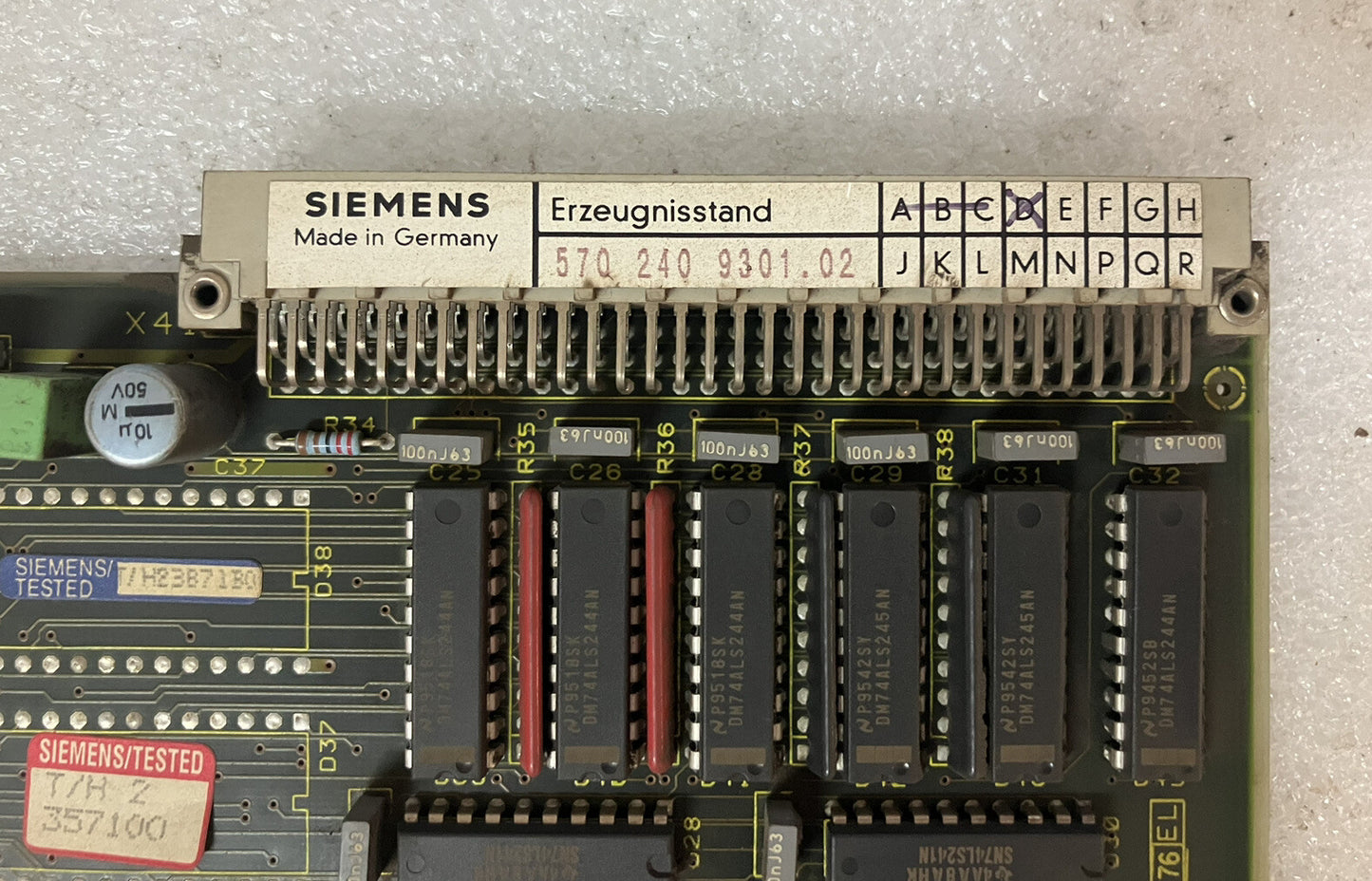 ~ SIEMENS Erzeugnisstand 570 240 9301.02 Circuit Board *Tested*