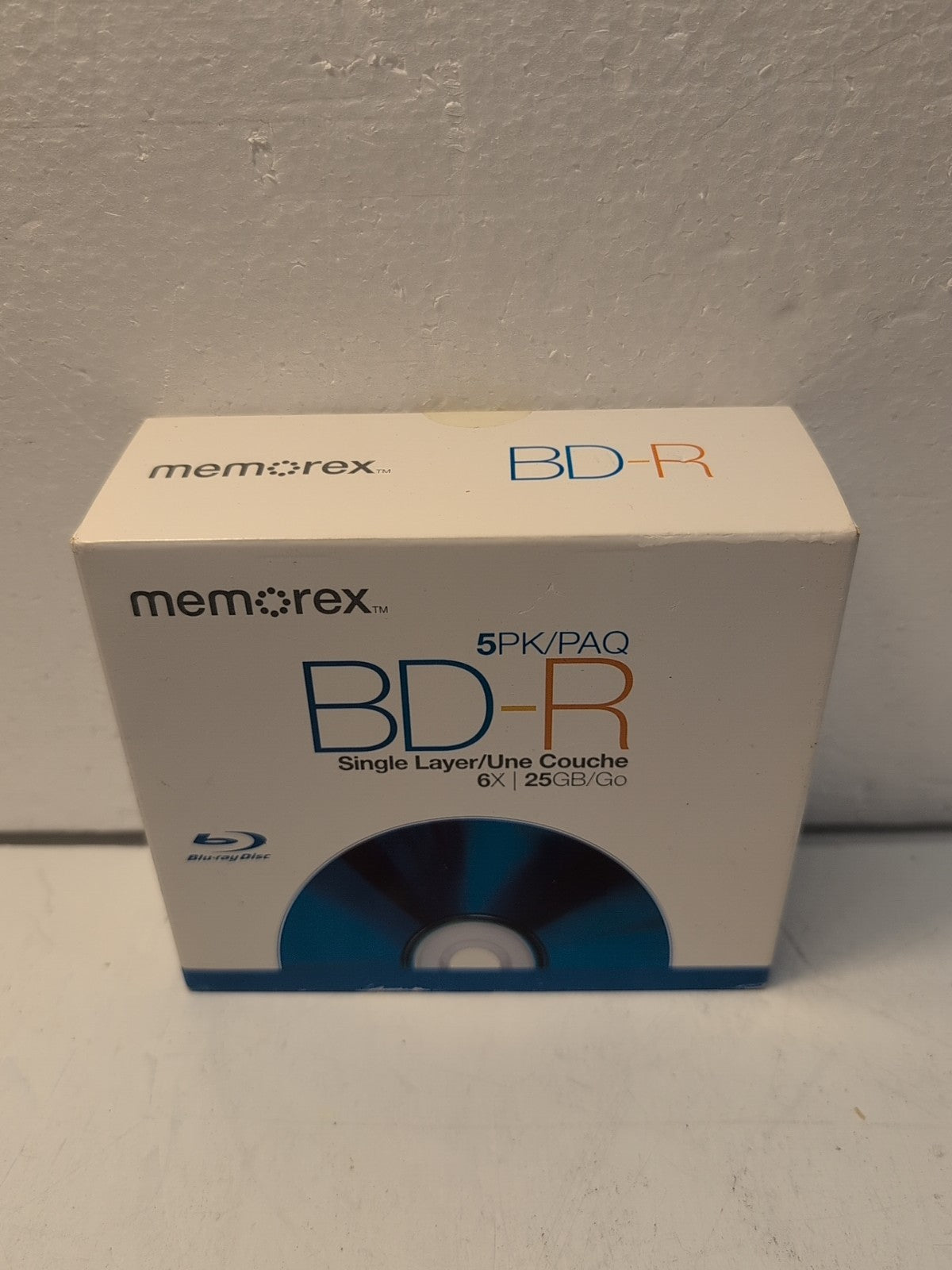 🔥 NEW Memorex Blu-Ray BD-R 6x 25GB Single Layer Disks 5 pack -