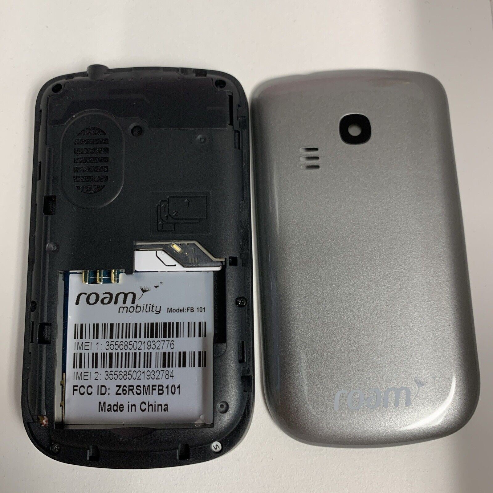 （New, no battery)  Roam Mobility Breeze Travel Phone (unlocked)